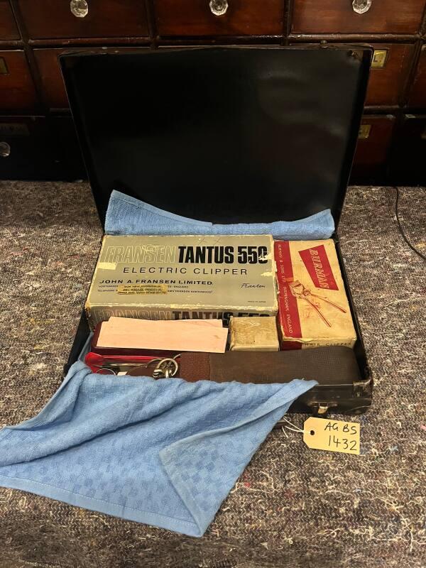 Barber's Kit in Suitcase