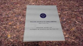 Booklet Wiggins Teape Directors Report & Accounts 1948