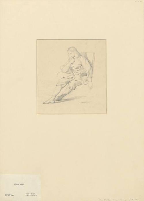 Study of a Young Man Seated in an Armchair