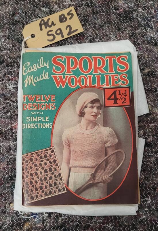 Sports Woolies Knitting Pattern Book