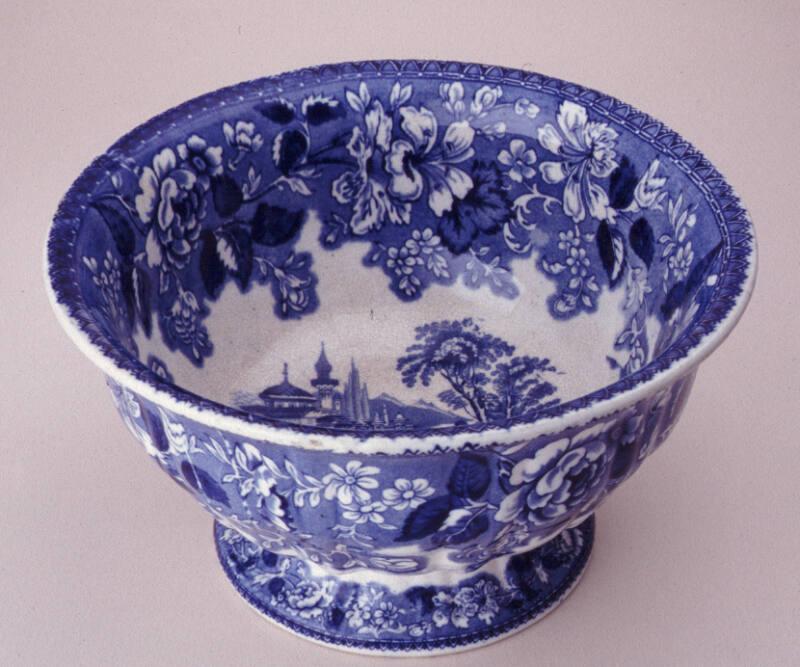 Pottery Punch Bowl 
 
