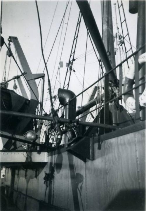 Black and White Photograph in album of steam trawler 'Star of Scotland'