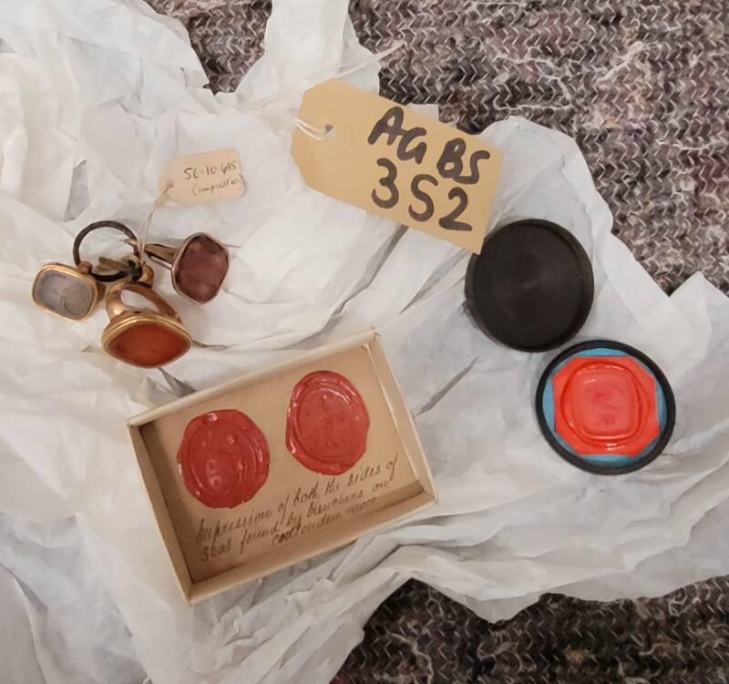 Wax Seals And Example Impressions