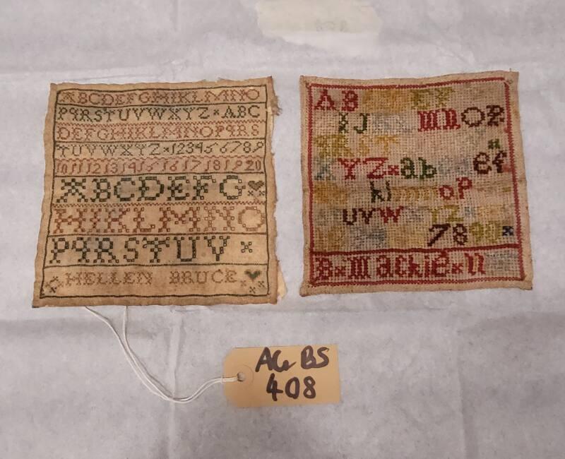 Alphabet Cross-Stitch Samplers