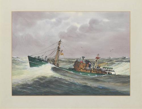 Painting of the Trawler, Clova