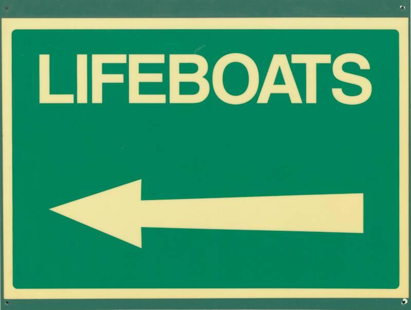 Lifeboats Sign