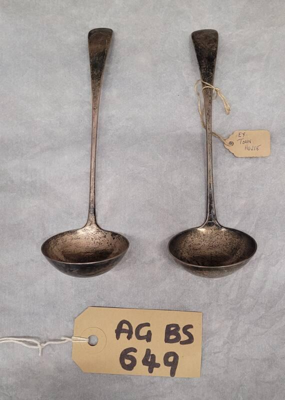 John Leslie Silver Bon Accord Toddy Ladles (2)