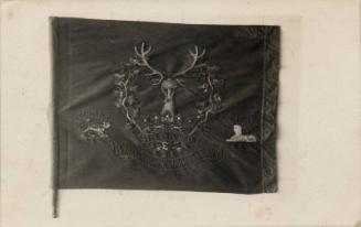 World War 1 Postcard Flag of Gordon Highlanders