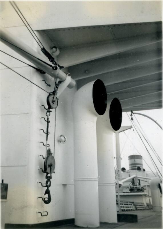 Black and White Photograph in album of 'Vikdal' deck fittings