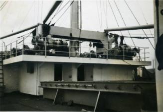 Black and White Photograph in album of 'Vikdal' deck fittings