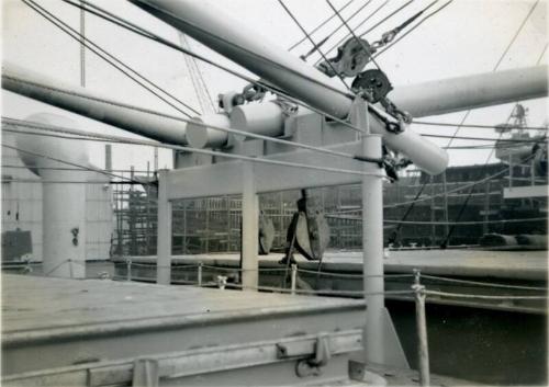 Black and White Photograph in album of 'Vikdal' deck fittings