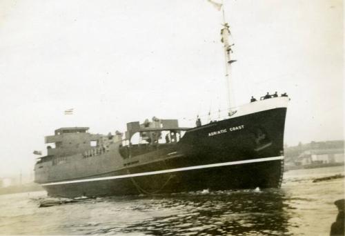 Black and White Photograph in album of 'Adriatic Coast'