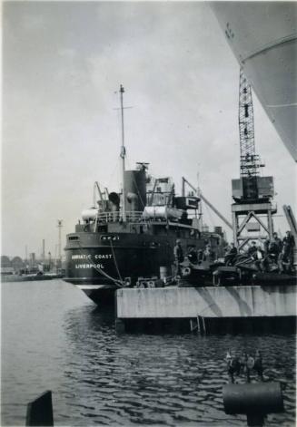 Black and White Photograph in album of 'Adriatic Coast'