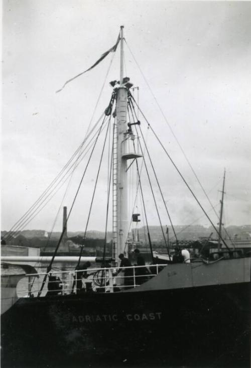 Black and White Photograph in album of 'Adriatic Coast'