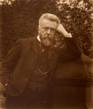 James Pittendrigh Macgillivray in his Garden at Ravelstone, Edinburgh