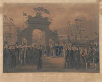 Landing of Her Majesty Queen Victoria at Aberdeen