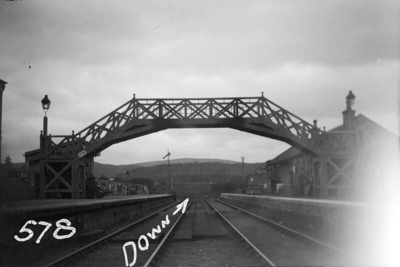 Pedestrian Bridge And Station 