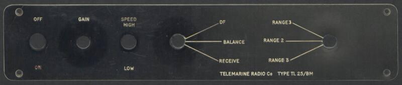 Control Dial plate - type TL 25/BM