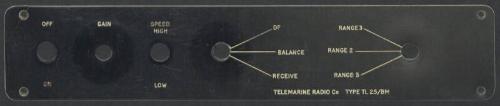 Control Dial plate - type TL 25/BM