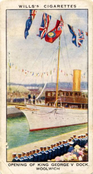 W. D. & H. O. Wills Cigarette Card - The Reign of H. M. King George V Series - Opening of King …