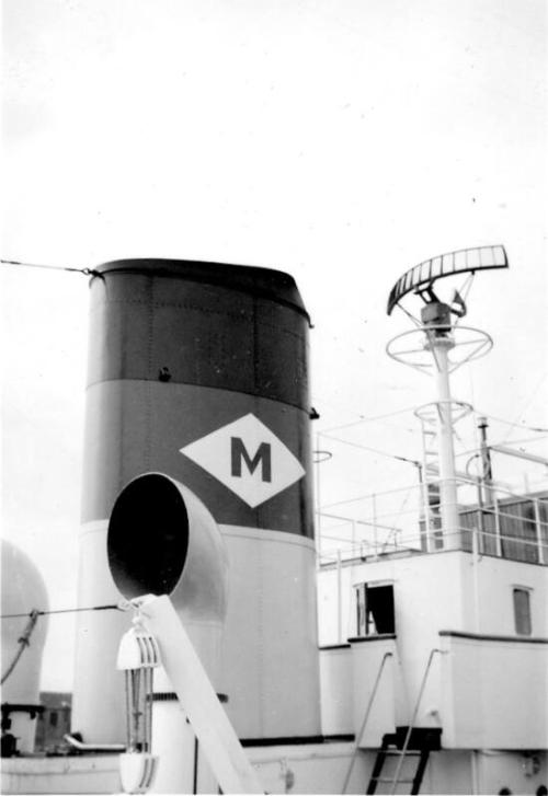 Black and White Photograph in album of construction of Norwegian whaler 'POL XV'