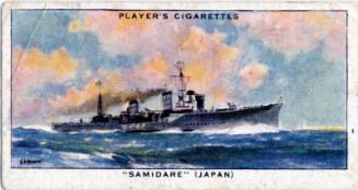 John Player & Sons Cigarette Card Modern Naval Craft Series - Samidare
