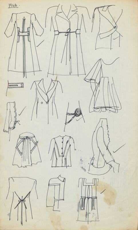 Multidrawing of Coats and Skirts