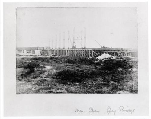 Construction of Main Span Of Spey Rail Viaduct