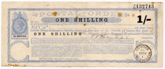 One-shilling Postal Order