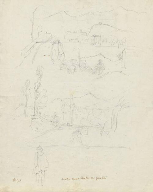 Near Mola de Gaeta - One of 91 Sketches of France, Italy & Greece