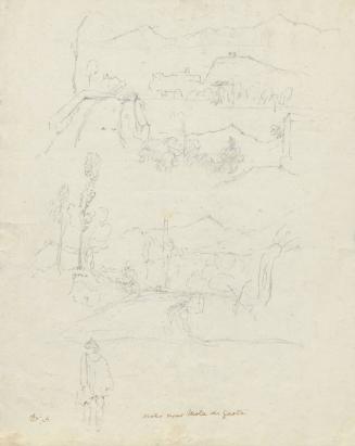 Near Mola de Gaeta - One of 91 Sketches of France, Italy & Greece