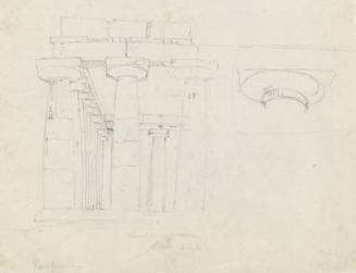 The Temple of Ceres, Paestum - One of 91 Sketches of France, Italy & Greece