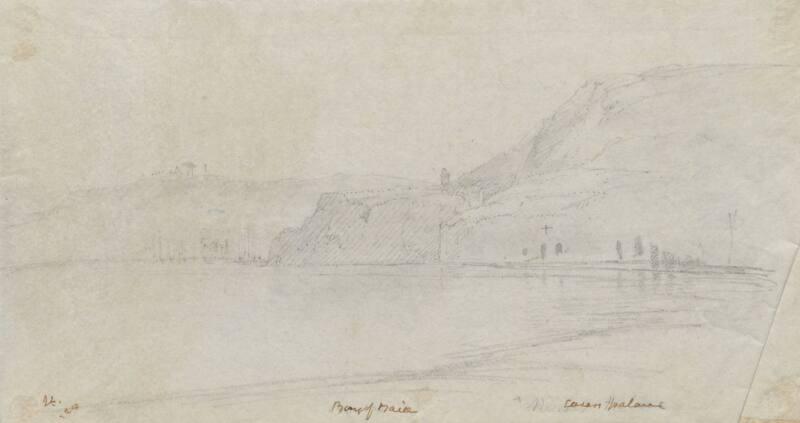 Bay of Baiae, Caesar's Palace - One of 91 Sketches of France, Italy & Greece