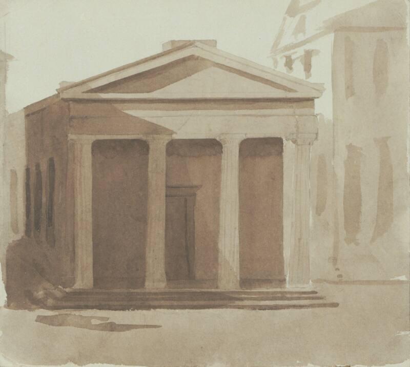 Classical Building - One of 91 Sketches of France, Italy & Greece