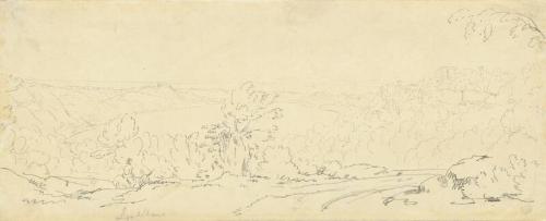 Lago Albano - One of 91 Sketches of France, Italy & Greece
