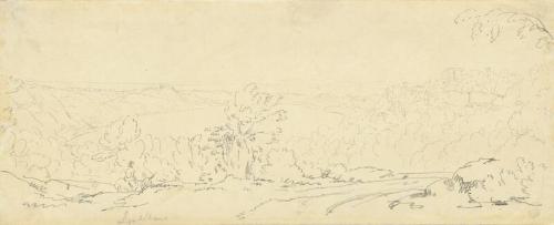 Lago Albano - One of 91 Sketches of France, Italy & Greece