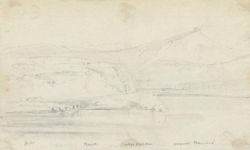 Baiae, Palace of the Caesars and Monte Barbaro - One of 91 Sketches of France, Italy & Greece