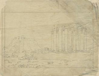 Ruins of a Classical City - One of 91 Sketches of France, Italy & Greece