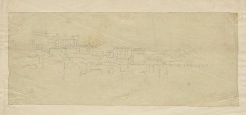 View of Rome, Villa Albani in the Foreground - One of 91 Sketches of France, Italy & Greece