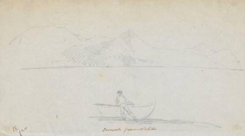 Sorrento from Naples - One of 91 Sketches of France, Italy & Greece