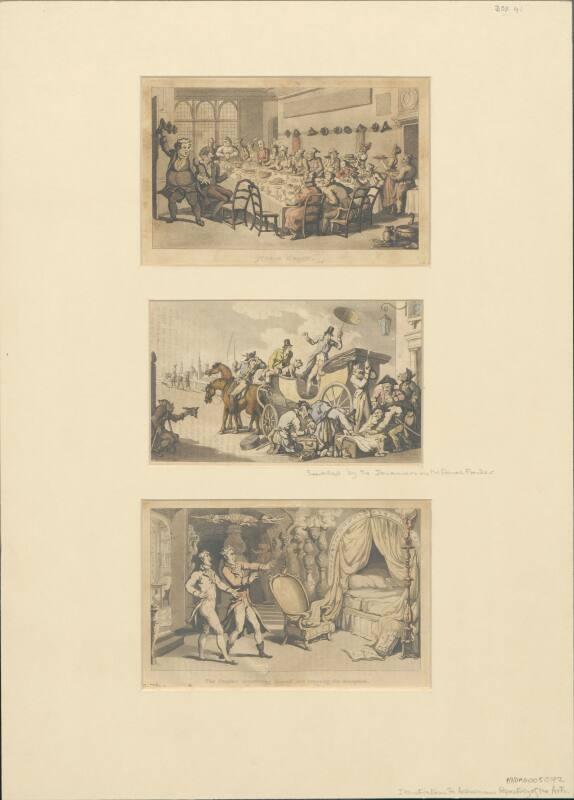 3 Illustrations To Ackerman's Repository Of The Fine Arts 1817, Plates 2, 8 And 20