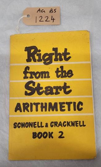 "Right From The Start Arithmetic, Book 2"