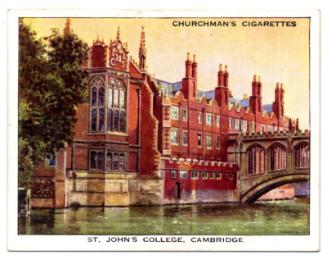 'Holidays in Britain' Churchman Cigarette Card - Cambridge