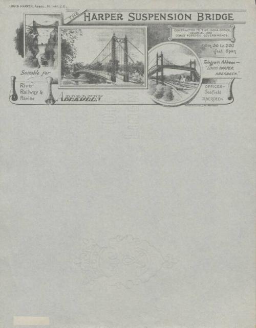 Louis Harper Company Letterhead