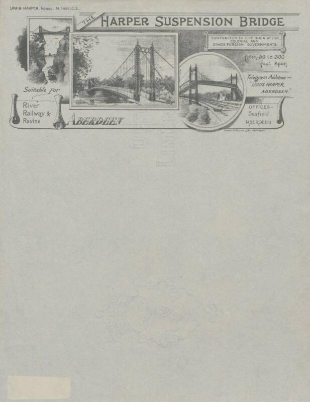 Louis Harper Company Letterhead