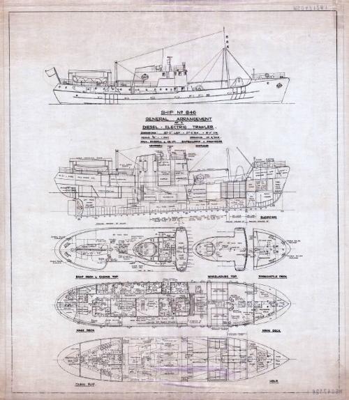 Sir William Hardy (846) General Arrangement Plan