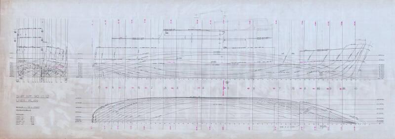 Hebrides (910), Clansman (911) & Columba (912) - Lines Plan