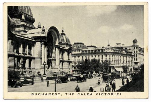 'Round Europe' Wills Cigarette Card - Burcharest