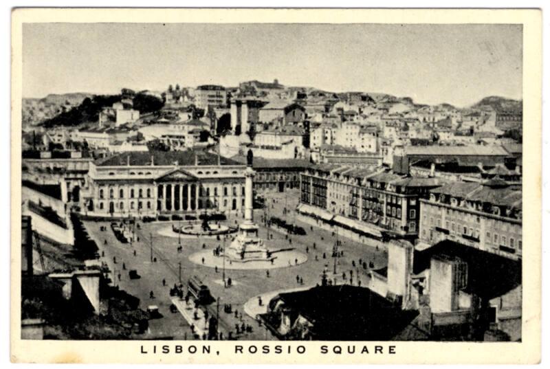 'Round Europe' Wills Cigarette Card - Lisbon