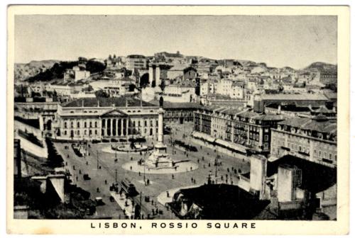 'Round Europe' Wills Cigarette Card - Lisbon